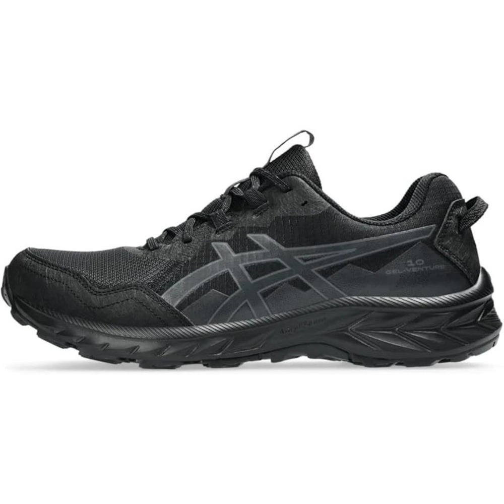 Womens Sz 5.5 - ASICS Gel-Venture 10 Trail Running Sneakers Shoes Black Grey NEW